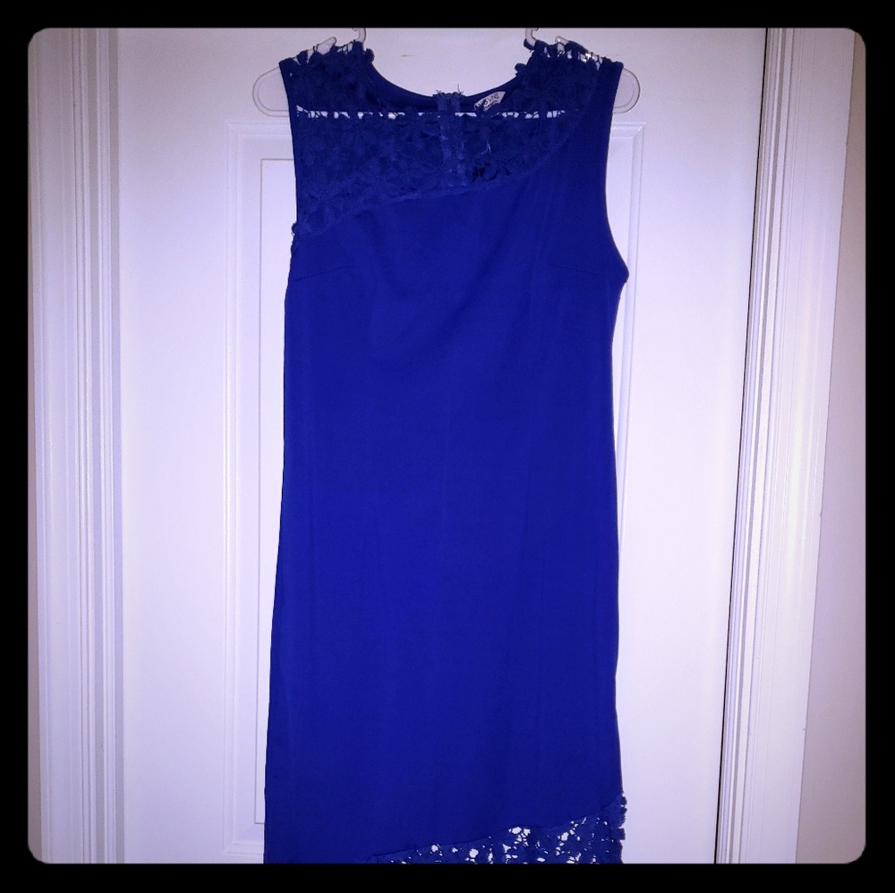 Blue long dress